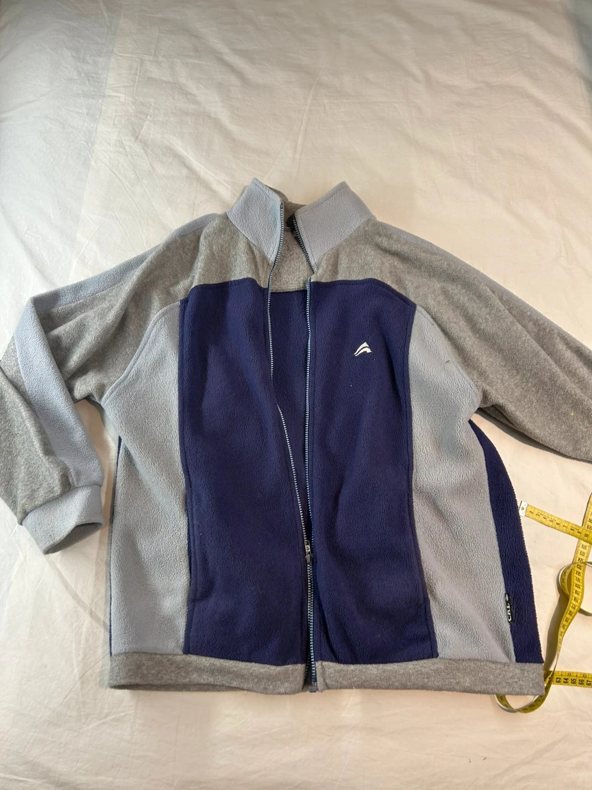 Pull zippé veste polaire gris violet taille ckl taille 3 / m